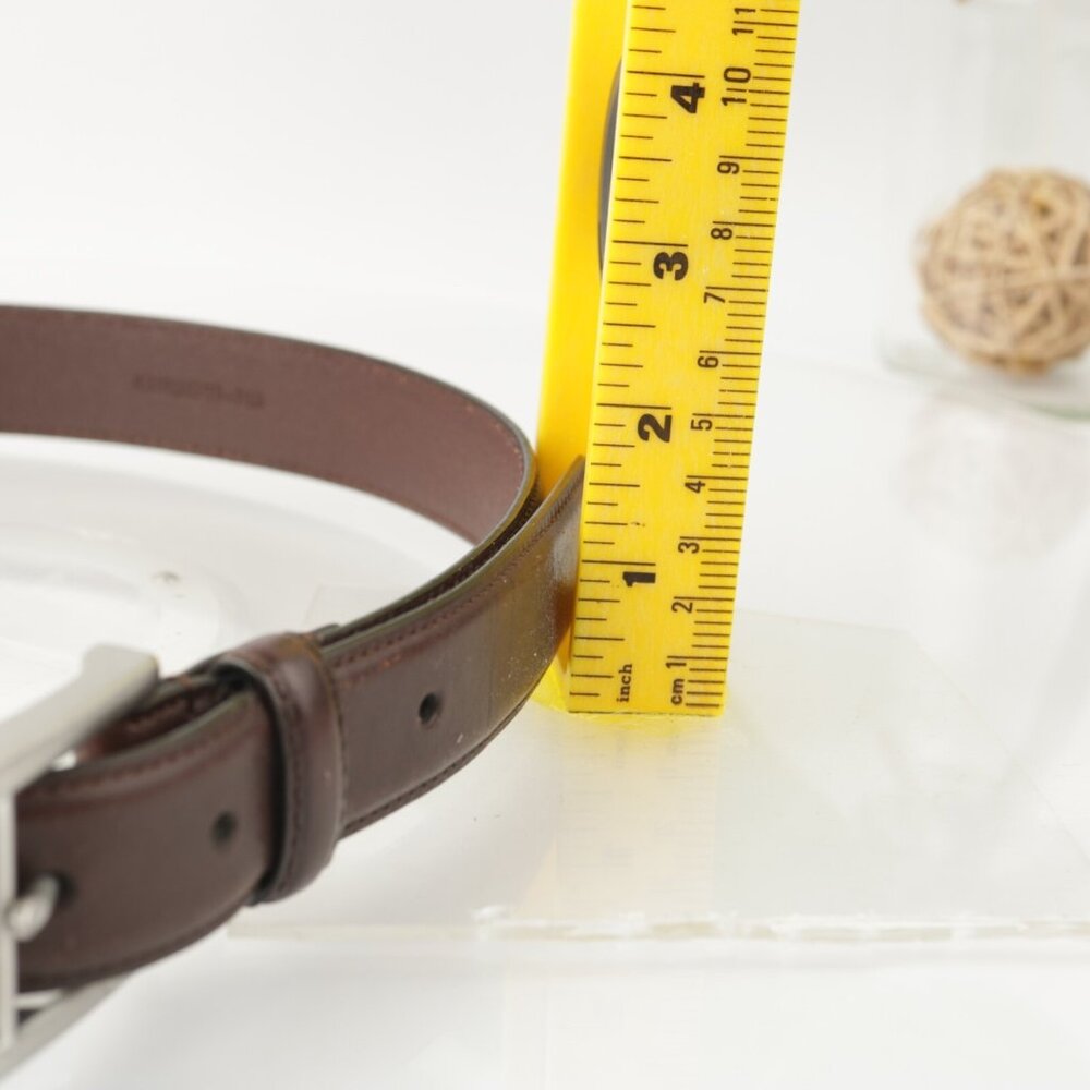 LRL Ralph Lauren Mens Belt Size 32 Brown Leather Adjustable Classic Business - Picture 6 of 12